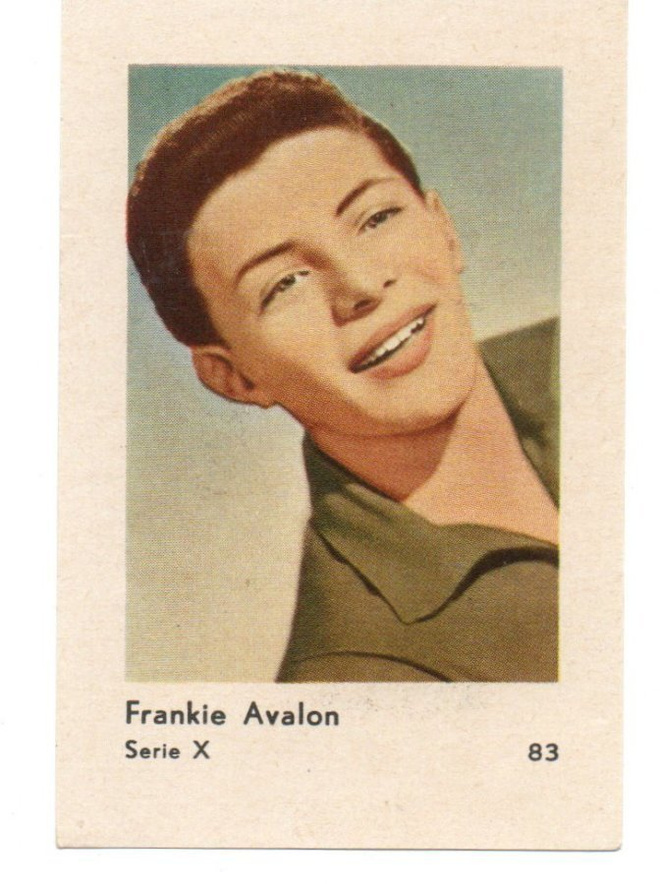Purkkakuva Hellas Serie X n:o 83 FRANKIE AVALON
