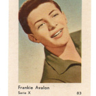 Purkkakuva Hellas Serie X n:o 83 FRANKIE AVALON - pikkukuva 1