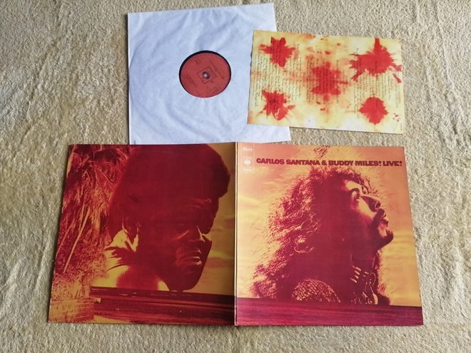 CARLOS SANTANA & BUDDY MILES - Live LP
