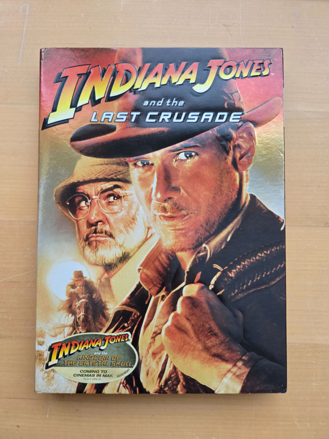 INDIANA JONES . VIIMEINEN RISTIRETKI . DVD .