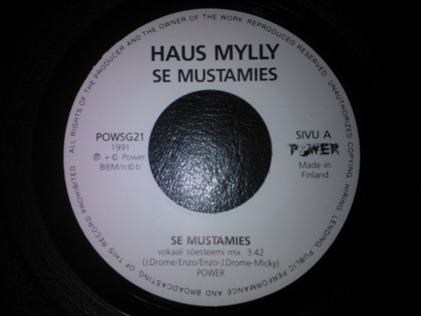 Hausmylly :  Se Mustamies  -  7"