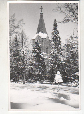 Jyväskylä kaupunginkirkko talvella
