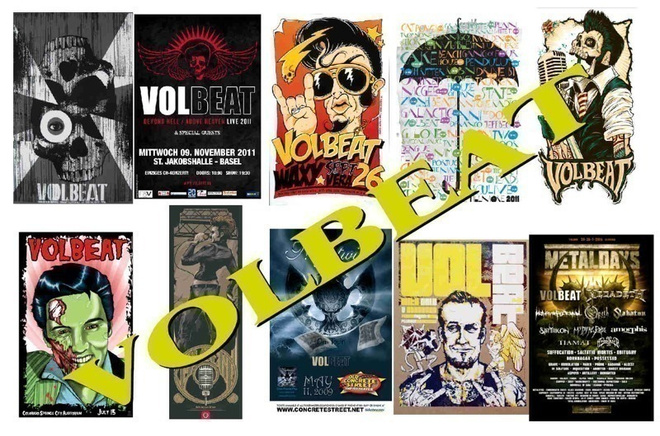 VOLBEAT --- postikorttisetti   (Upea Lahja!) #1
