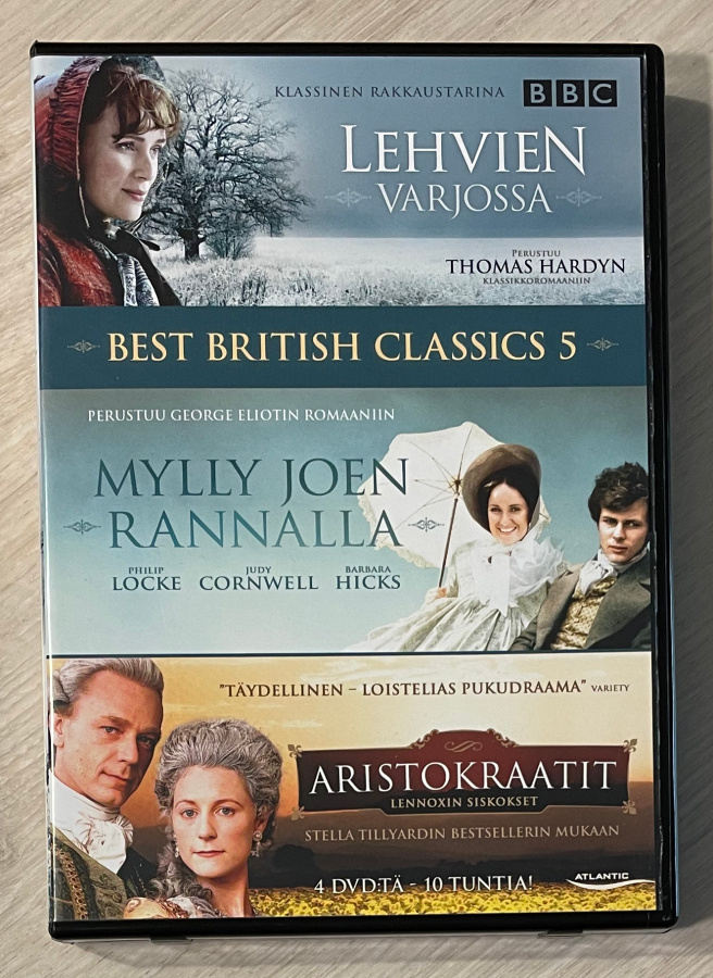 Romaaniklassikot (5DVD) 2 minisarjaa + elokuva (UUSI)