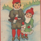 Lapset luistimilla - kulk v 1925 - pikkukuva 1