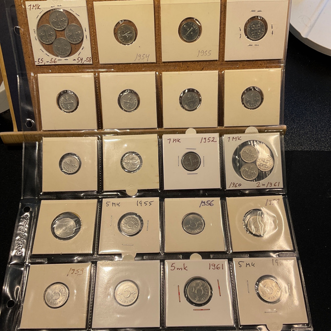 57 markkaa - Suomi Finland 1954 - 1962