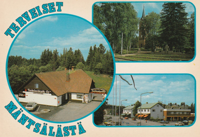 KIRKKOKORTTI - MÄNTSÄLÄN KIRKKO - 4/1