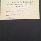 Veikko Takala iso ja näyttävä öljyvärityö "Firenze" v. 1962 - pikkukuva 2