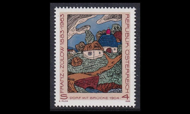 Itävalta 1912 ** Graafikko Franz von Zülow (1988)