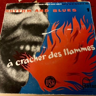 VARIOUS: Rhythm and Blues - A cracher des flammes-EP * 1957