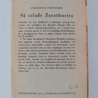 Friedrich Nietzsche : Så talade Zarathustra - pikkukuva 2