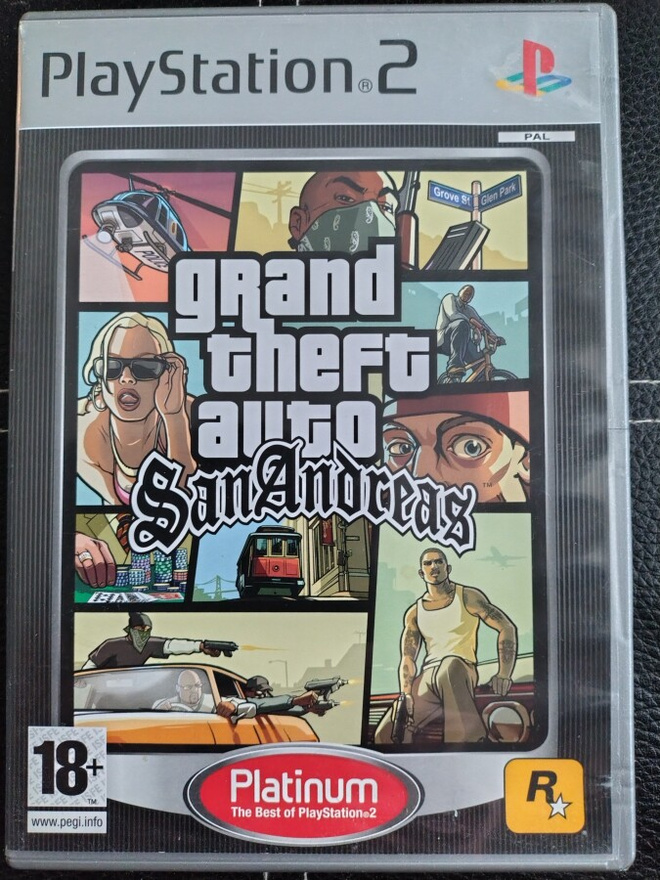 Playstation PS2 Grand Theft Auto San Andreas