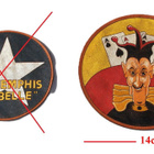 WW2 USAAF A-2 takin laivuemerkki B-10 takki 570th BS B-17 US - pikkukuva 4