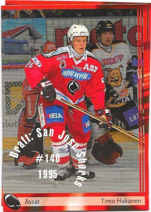 2002-03 CardSet #169 Timo Hakanen Ässät