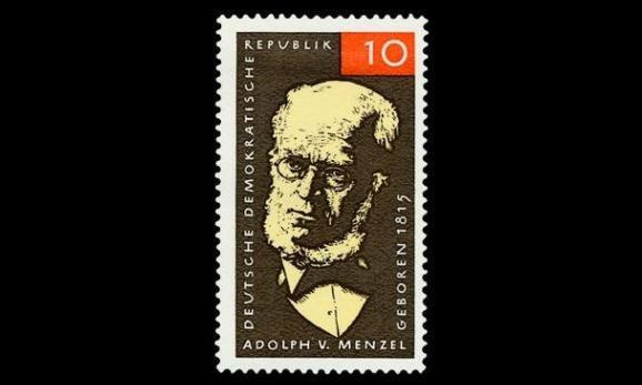 DDR 1146 ** Adolph von Menzel, maalari (1965)