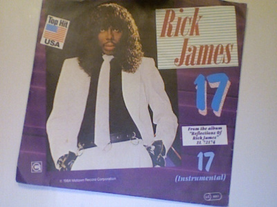 RICK JAMES  ::  17  ::   VINYYLI  7"    1984