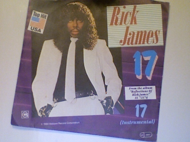 RICK JAMES  ::  17  ::   VINYYLI  7"    1984