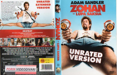 ZOHAN - LUPA SAKSIA (18 755) k -FI- DVD adam sandler 2008