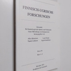 Finnisch-ugrische Forschungen : Zeitschrift fur finnisch-... - pikkukuva 1