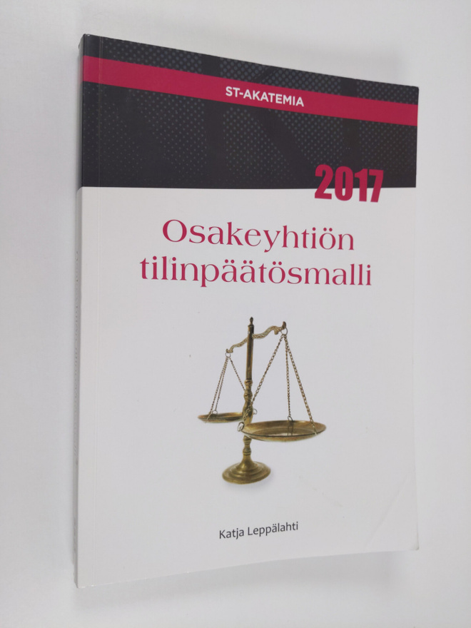 Osakeyhtiön tilinpäätösmalli 2017