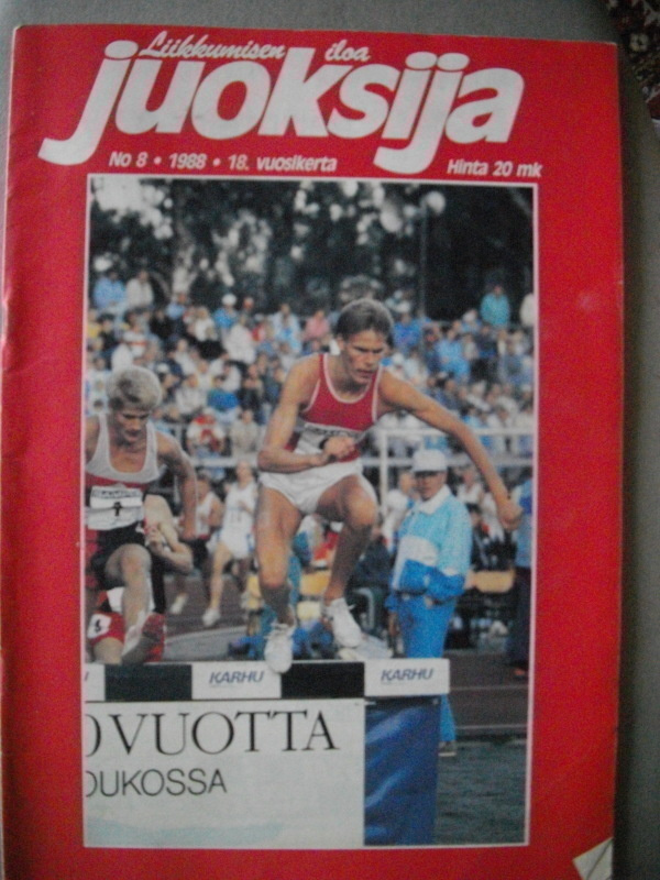 Juoksija lehti Nro 8/1988 (7.11)