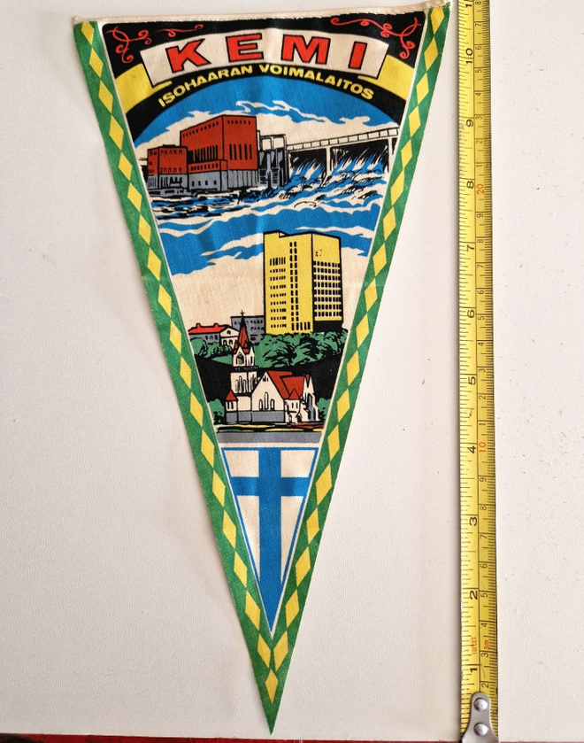 Kemi vintage iso matkailuviiri