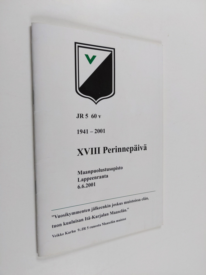 JR 5 60v. 1941-2001 XVIII perinnepäivä