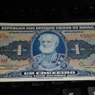 Brasilia Brazil 1 gruzeiro 1954-58 P150a UNC - pikkukuva 1