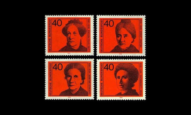 Saksa 791-4 ** Merkittäviä naisia (1974)