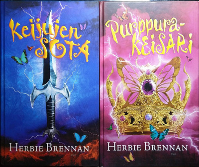 Herbie Brennan: Keijujen sota & Purppurakeisari (sid. Wsoy)
