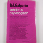P. J. Galperin : Johdatus psykologiaan - pikkukuva 2
