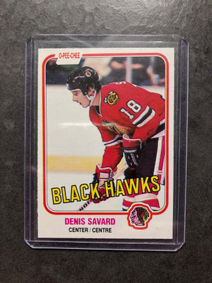 Denis Savard 1981 O Pee Chee #63 RC