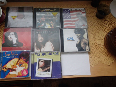 CD levy 8 kpl, raskastasta musiikkia ja muuta
