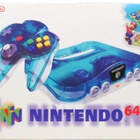 Nintendo 64 Clear Blue Console - pikkukuva 1