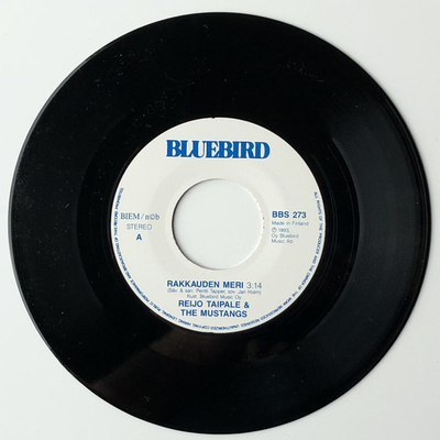 Reijo Taipale & The Mustangs :  Rakkauden Meri -  7"