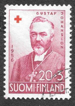 Punainen risti 1956 20+3mk (LAPE 469) O
