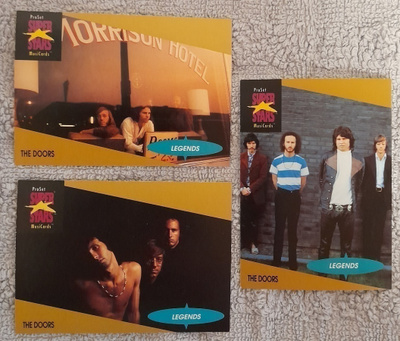 The Doors, Superstars keräilykortteja. 1991.