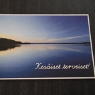 Kesäiset terveiset! Maisemakortti, kulkematon, UUSI postik. - pikkukuva 1