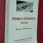 Bertil Malmberg: Tyska intryck 1936 - pikkukuva 1