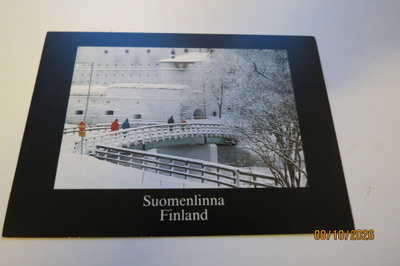 SUOMENLINNA KÄYTTÄMÄTÖN POSTIKORTTI