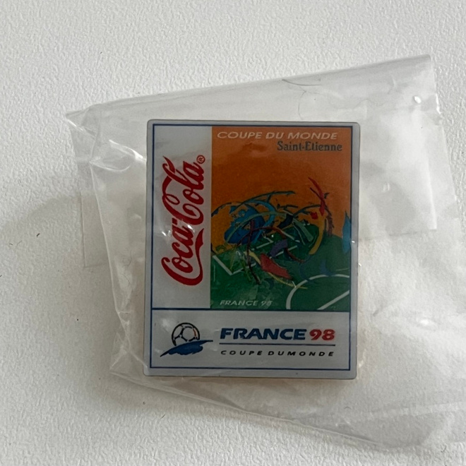 Coca-Cola- Jalkapallo, Ranska MM-98 pinssi