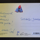 pariskunta ovella, Leppoisaa kesäoloa, kulkenut käsipostissa - pikkukuva 2