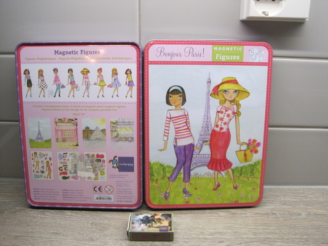 MAGNEETTINUKET + VAATTEET PELTISALKUSSA Bonjour Paris!