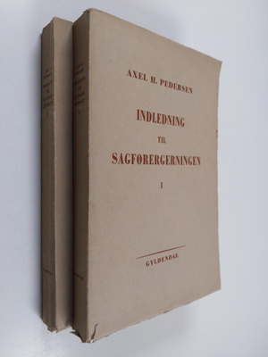 Axel H. Pedersen : Inledning til sagforergerningen I-II