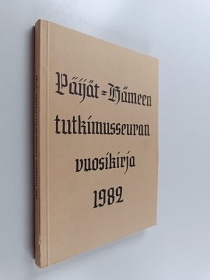 Päijät-Hämeen tutkimusseuran vuosikirja 1982