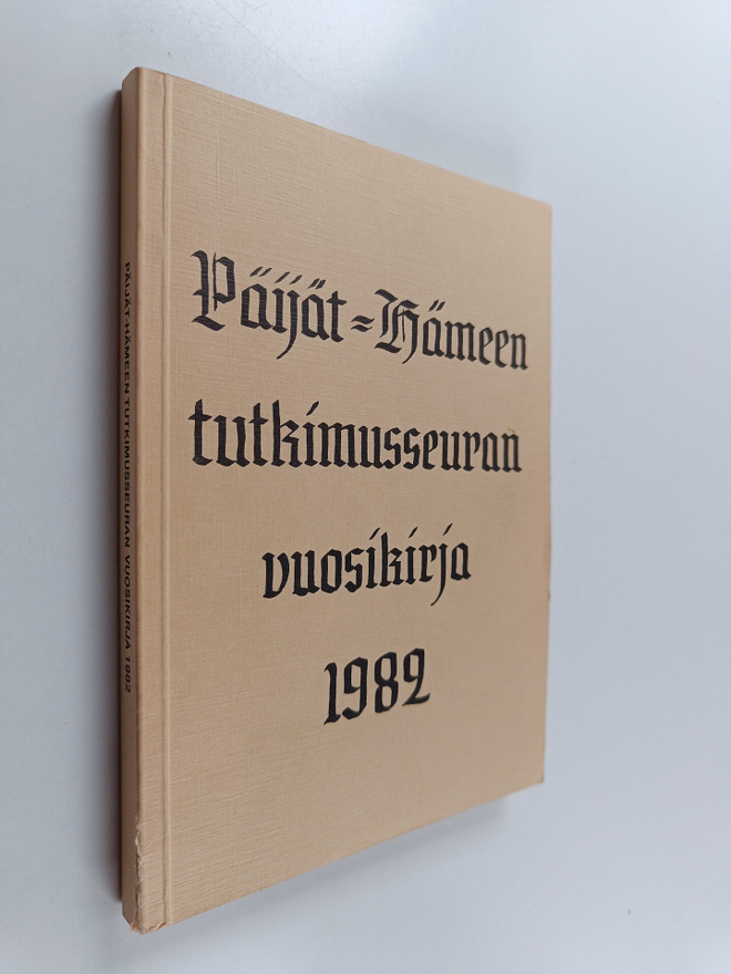 Päijät-Hämeen tutkimusseuran vuosikirja 1982