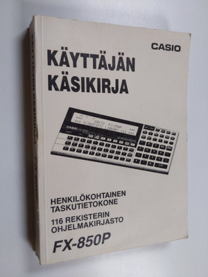 Henkilökohtainen taskutietokone FX-850P : käyttäjän käsik...