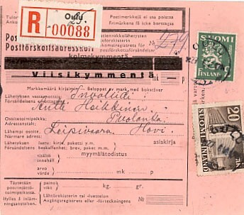 1946 R-postiennakko-asiakirjoja