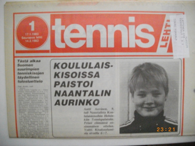 Tennis lehti Nro 1/1983 (31.5)