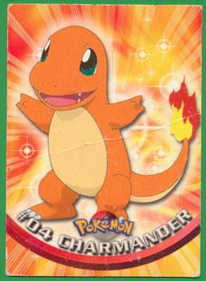 Pokémon 1999 Topps Charmander